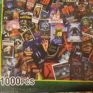 Vintage Horror Film Jigsaw Puzzle